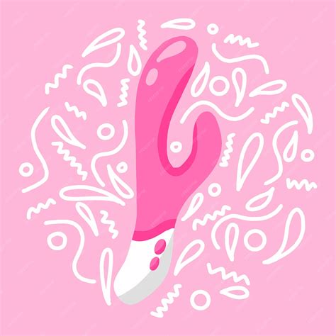 premium vector vibrator vector illustration doodle style sex toy toy for adults vector