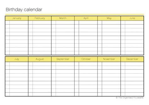 Remember To Celebrate With The Free Birthday Planner 247 Moms