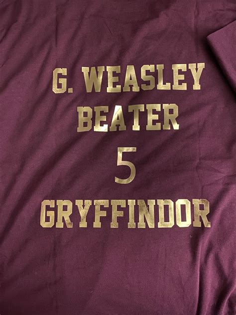 Hogwarts Quidditch Jerseys Etsy