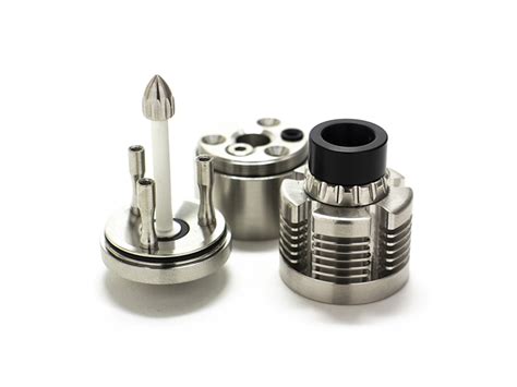 Yftk Inax V5 Styled 22mm Central Mesh Atomizer Silver 24hours