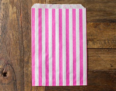 These Colorful Striped Paper Bags Make Unique Candy T Or Loot Bags