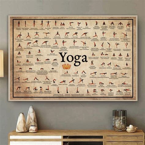 Yoga Poster Iyengar Yoga Asanas Yoga Poses Poster Yoga Etsy