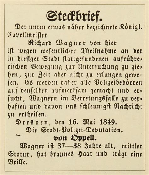 Beethoven gilt als der erste freischaffende musiker. File:Richard Wagners Steckbrief 1849.jpg - Wikimedia Commons