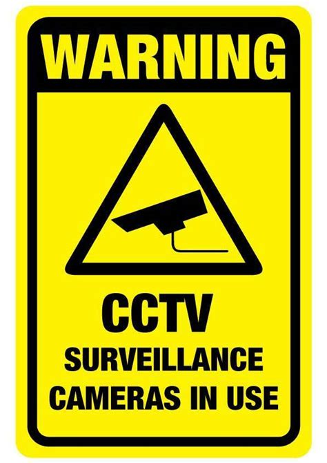 Check out our cctv sign selection for the very best in unique or custom, handmade pieces from our signs shops. CCTV Warning sign 290mm x 190mm free post | eBay
