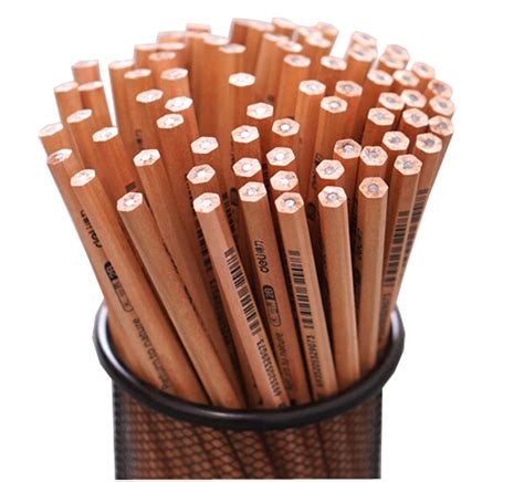 Non Toxic Six Bar Pencils Writing Pencils Wood Cased Hb 72 Pieces