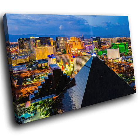 With years of experience in canvas painting and using the world's most modern printing technology, more from medium. Colourful Las Vegas Skyline Scenic Canvas Wall Art Large ...