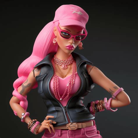 Gangsta Rapper Barbie Rmidjourney