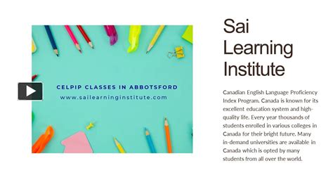 Ppt Celpip Classes In Abbotsford Sai Learning Insititute Powerpoint