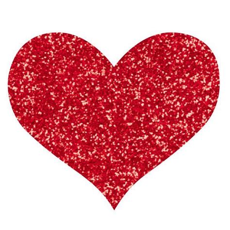 Greeting Life Glitter Sticker Heart Red Glck 12 Glitter Stickers