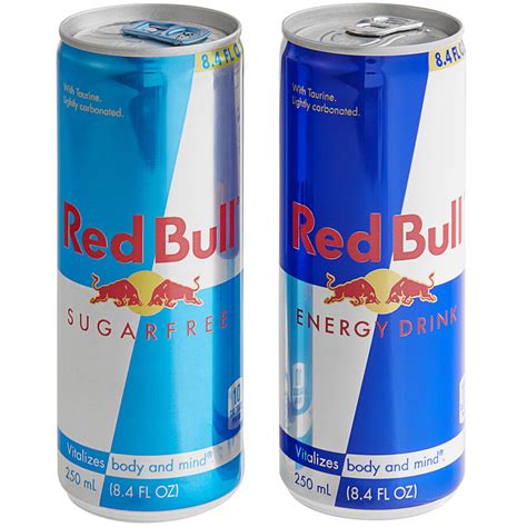 Red Bull Original And Sugar Free Assorted Variety Energy Drink 84 Fl