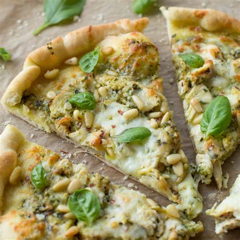 Chicken Pesto Pizza Recipe Life Made Simple Sg Web