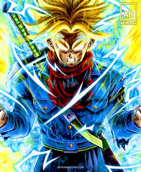 Dragon ball establishes plenty of uniform super saiyan transformations, but there are also some rare oddities that occur for specific individuals. Trunks Super Saiyan, Dragon Ball Z | Dragon ball art ...