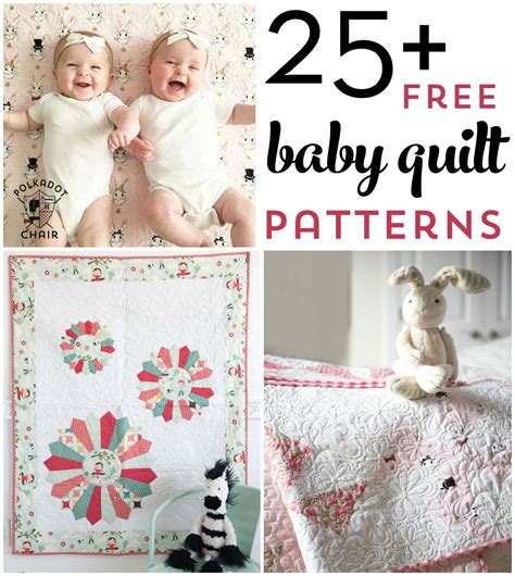 25 Baby Quilt Patterns The Polka Dot Chair