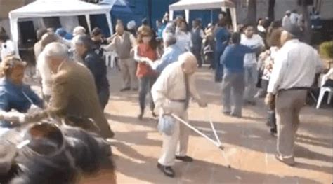 Watch This Awesome Old Man Throw Away His Crutches And Dance Old Men