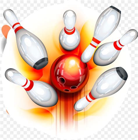 Bowling Ball And Pins Clip Art