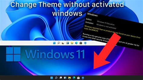 How To Change The Windows 11 Theme Without Activating Windows 11