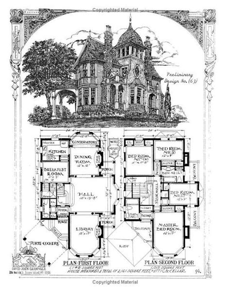 Gothic Farmhouse Plans Gothic House Dream House Drawi