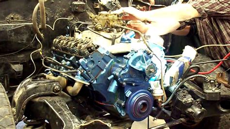 428 Pontiac Engine Running In Carmov Youtube