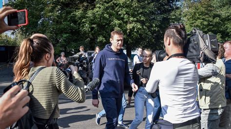 Aleksei Navalny Released From Jail Says Anti Putin Protests Will