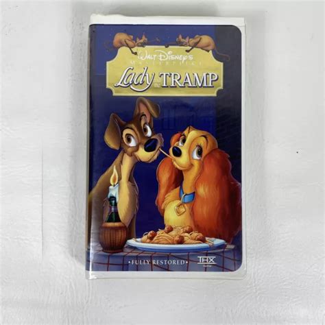 Walt Disney Lady And The Tramp Masterpiece Collection 1998 Vhs Fully