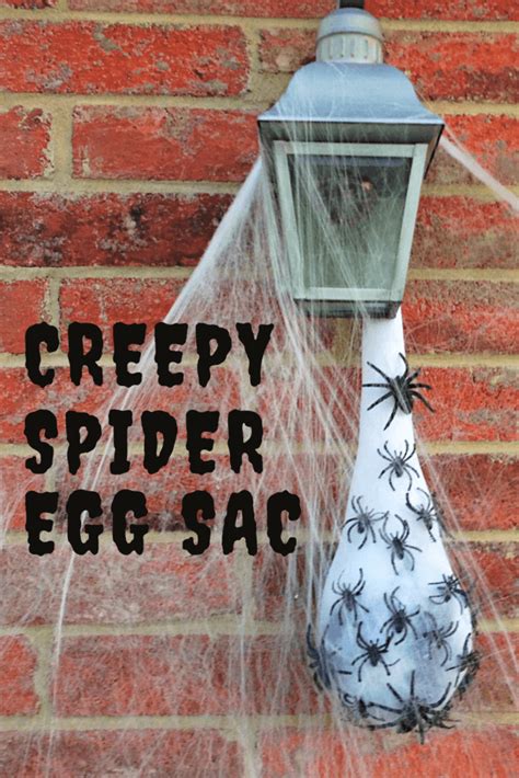 How To Make A Creepy Spider Egg Sac The Tiptoe Fairy