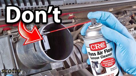 Never Do This When Cleaning Your Mass Air Flow Sensor Youtube