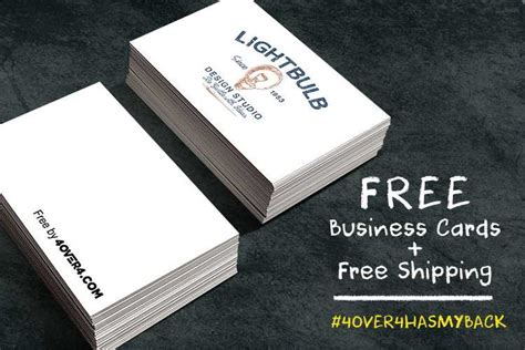 Each sheet comes with 10 ready to cut blank cards. Tuesday Freebies-Free Custom Business Cards