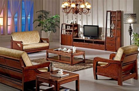 Creating A Stunning Look With Wooden Sofa Set Designs For Small Living