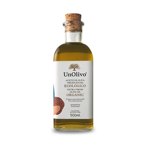 unolivo picual ecológico aceite de oliva virgen extra 1 x 500 ml