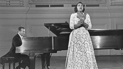 October 7 1954 Marian Anderson Was The First Black Singer Hired By