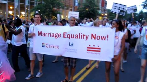 Marriage Equality Washington Dc Youtube