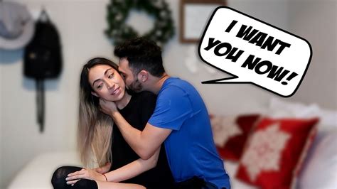leading my girlfriend on to see how she reacts gets crazy vlogmas day 11 youtube