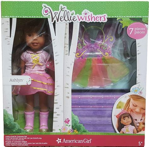 Wellie Wishers Ashlyn 7 Piece Set Includes Doll And Costume