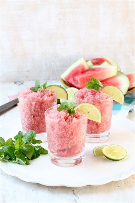 Recipe Watermelon Mojito Slushie Picture