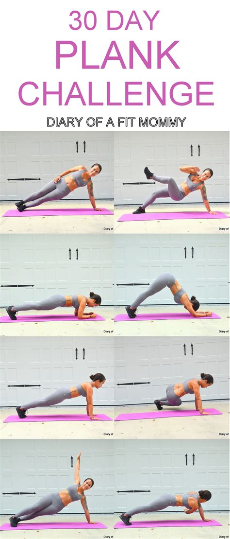 30 Days Of Planksgiving Plank Workout Challenge Diary Of A Fit Mommy