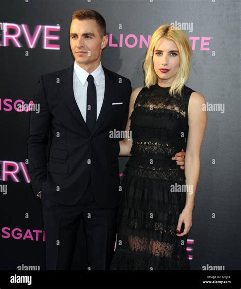 New York Ny July Emma Roberts Dave Franco Attends The Nerve New York Premiere At Sva