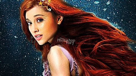 Ariana Grande As Mermaid Ariel By Anilesgraphics On Deviantart Riset