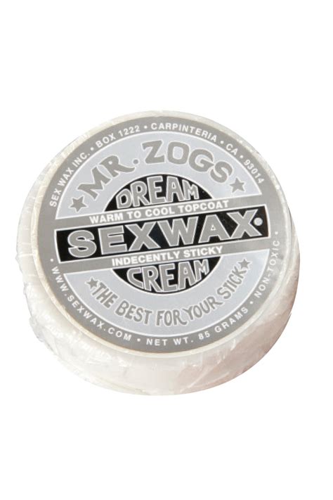 sex wax dream cream silver wax topcoat cold to warm topcoat surflifebalance