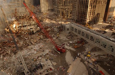 911 Ground Zero Damage Overview High Resolution Photos Public