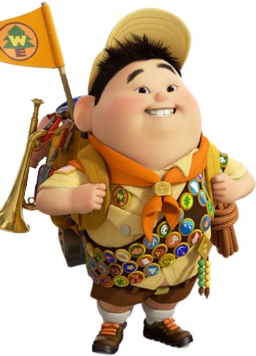 Flouting found in up movie. Russell, Là-Haut. | Up pixar, Pixar characters