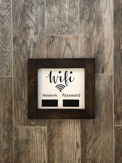 Wifi Sign Wood Sign Wifi Sign Wifi Password Sign Welcome Wood Sign