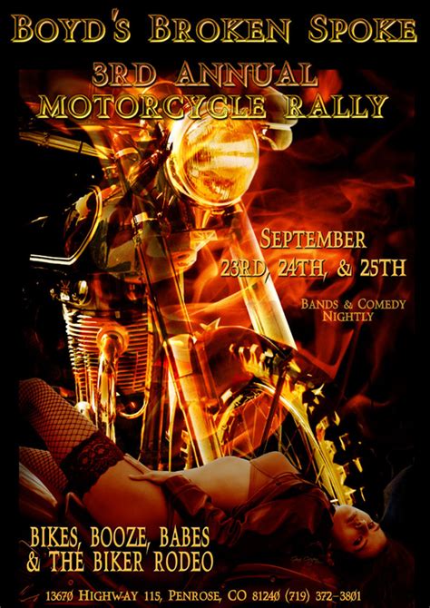 Motorcycle Rally Poster By Itsurdestiny On Deviantart