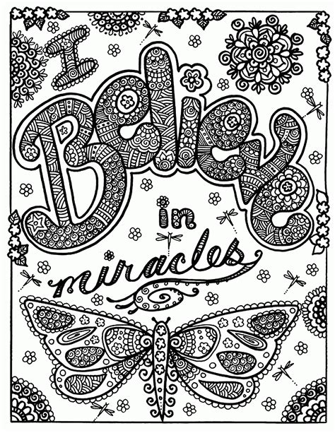 Free Printable Butterfly Coloring Pages For Adults