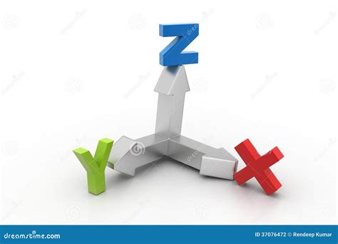 direction of x y and z axis stock illustration illustration of height dimensional 37076472