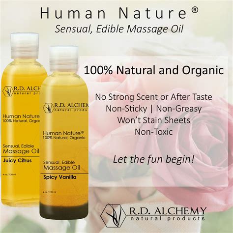 100 Natural And Organic Edible Massage Oil For Body Best Massage Supply
