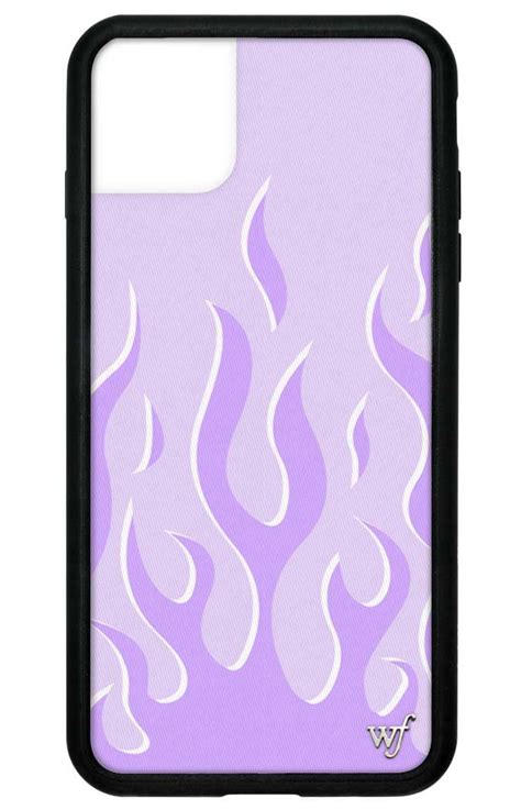Wildflower Lavender Flames Iphone 11 Pro Max Case Phone Case Purple
