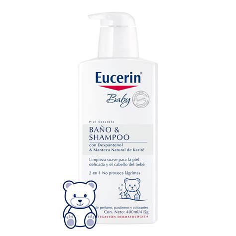 Baby Baño And Shampoo 2 En 1 Piel Delicada Del Bebé Eucerin