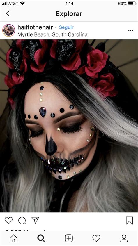 Pin de Thals en disfraz Increíble maquillaje de halloween Maquillaje