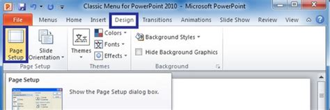 How To Change Page Setup Powerpoint Corpslockq