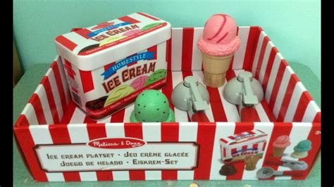 Melissa And Doug Scoop And Stack Ice Cream Cone Playset Youtube